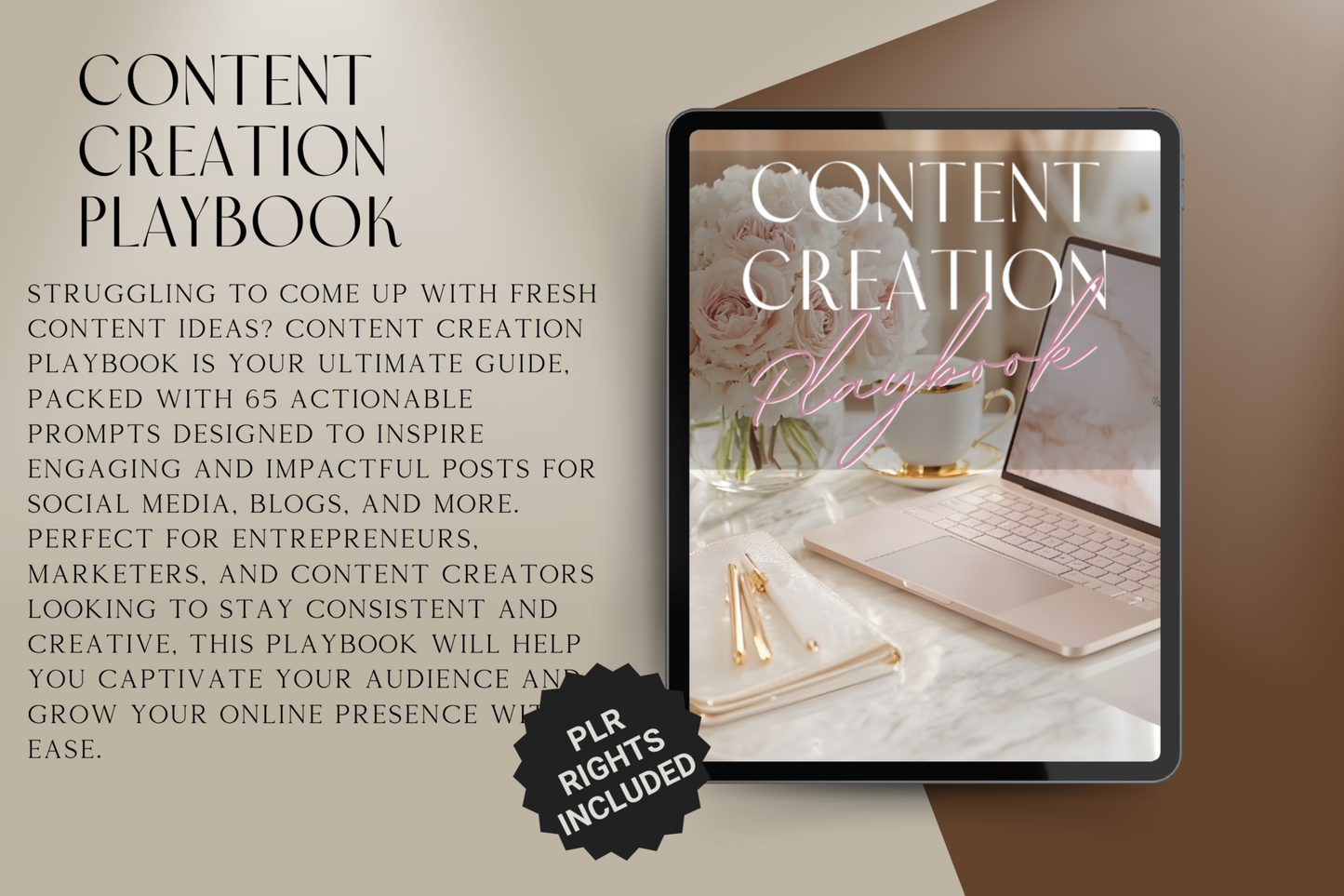 Content Creation Playbook: 65 Content Prompts for Consistent & Engaging Social Media Content