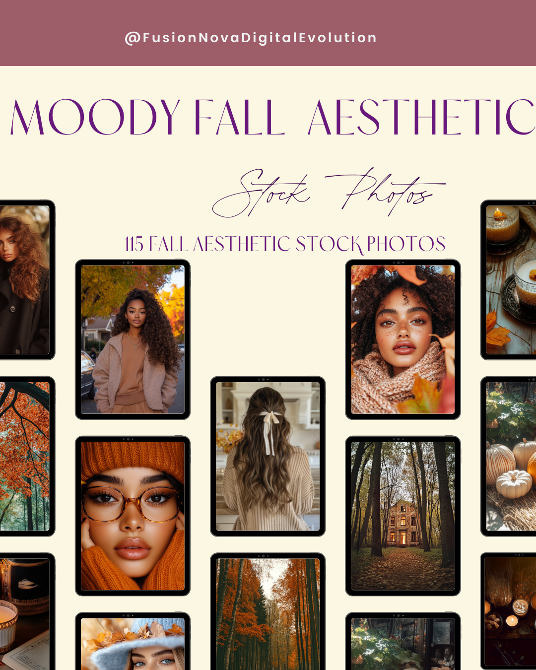 115 Fall Aesthetic Stock Photos Collection – Capture the Essence of Autumn with PLR and MRR Rights