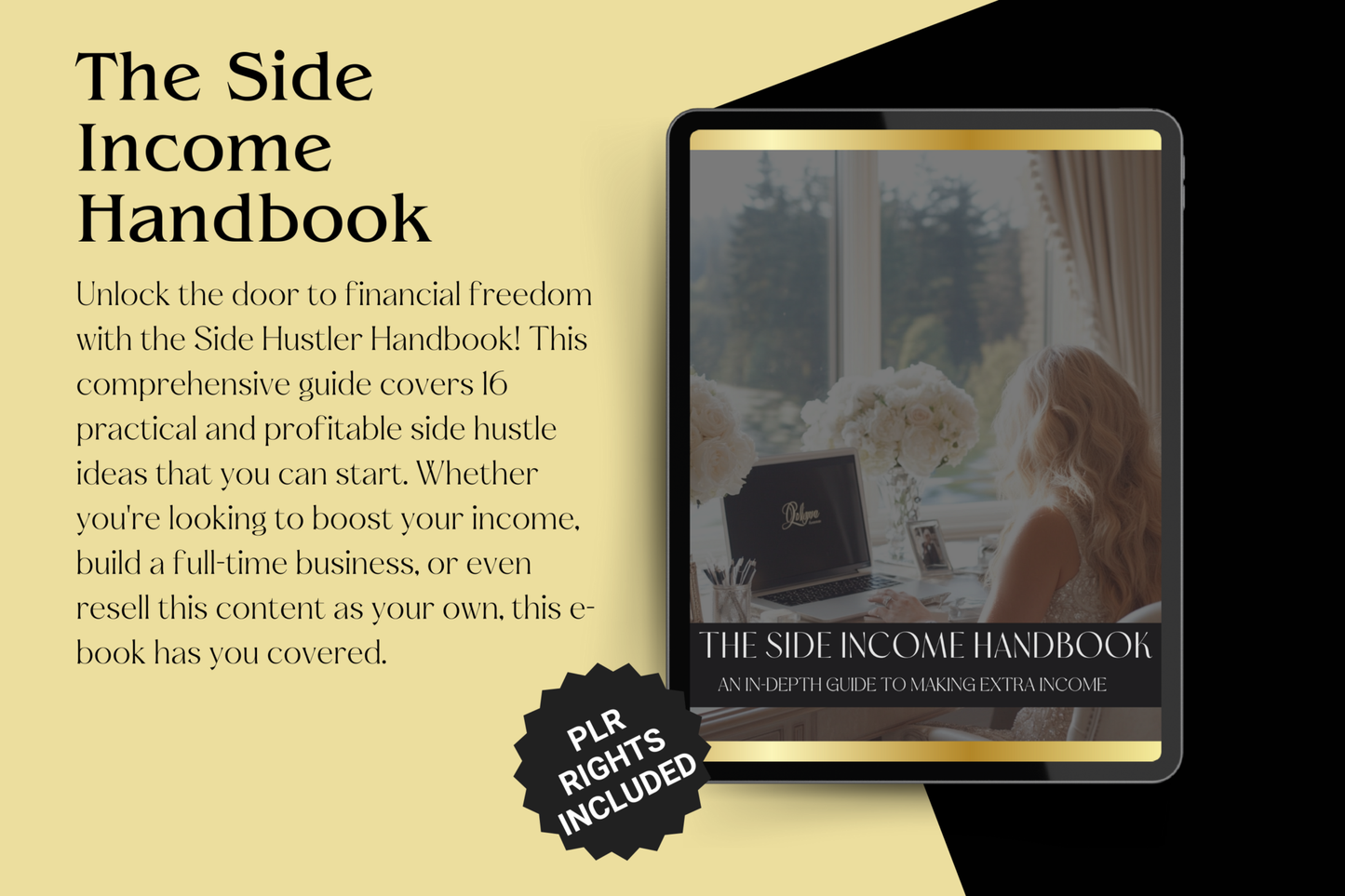 Side Hustler Handbook: 16 Profitable Side Hustle Ideas with PLR Rights to Boost Your Income & Build a Business