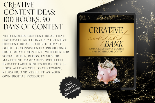 Creative Content Ideas: The Ultimate Guide to Engaging Content Creation with PLR Rights
